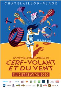 Festival international du cerf-volant et du vent de Châtelaillon-Plage 2020. Du 11 au 13 avril 2020 à 17340 - CHATELAILLON PLAGE. Charente-Maritime.  10H00